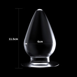 LoveToy Plug transparent Flawless 10  x 5.5 cm